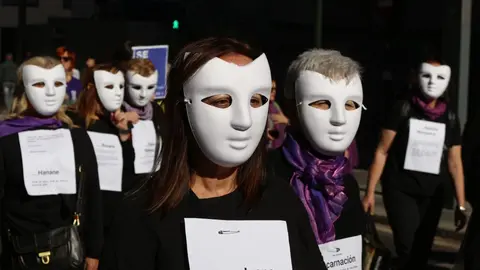 Manifestaci&oacute;n del 25N en Murcia