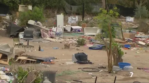 Poblado chabolista de la ciudad de Murcia situado en La Fica (foto: La 7)