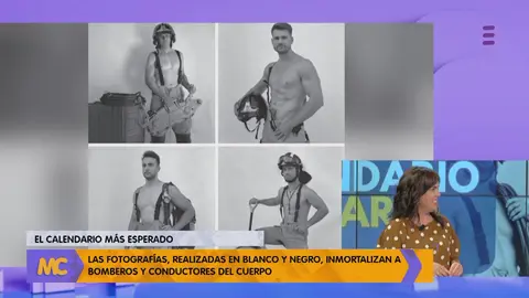 Algunas fotos del calendario solidario de los Bomberos de Murcia para estas navidades (foto: La 7)