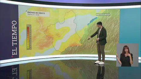 David Jim&eacute;nez da la previsi&oacute;n de el tiempo para el viernes 1 de diciembre de 2023 (foto: La 7)