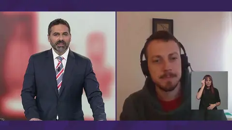 Nacho G&oacute;mez entrevista a Alejandro G&oacute;mez Miguel, investigador de Fundaci&oacute;n FAD Juventud (foto: La 7)