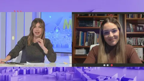 Encarna Talavera entrevista a Lara Salinas, creadora de TrendMatch (foto: La 7)