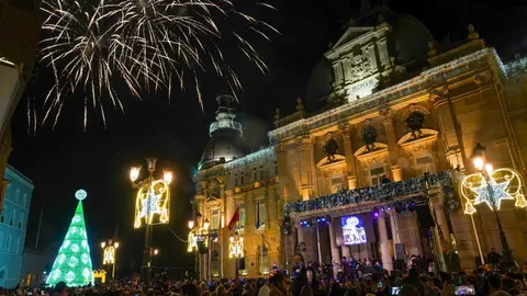 Iluminaci&oacute;n navide&ntilde;a en Cartagena