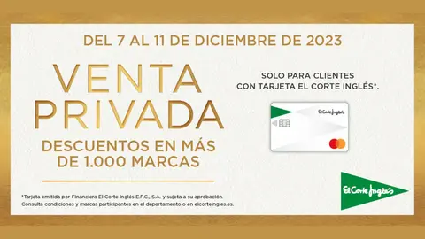 Venta privada de El Corte Ingl&eacute;s