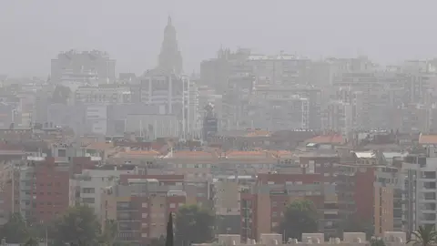 Masa de aire africano en la Regi&oacute;n de Murcia (foto: Agencias)