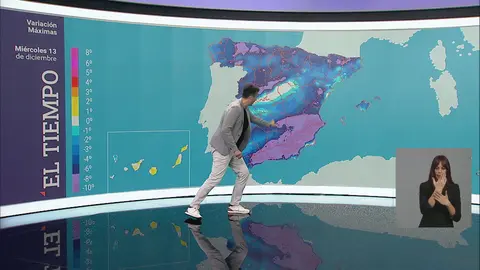 Un frente atl&aacute;ntico terminar&aacute; de cruzar la Pen&iacute;nsula Ib&eacute;rica, lo que repercutir&aacute; en una bajada de las temperaturas en la Regi&oacute;n (foto: La 7)