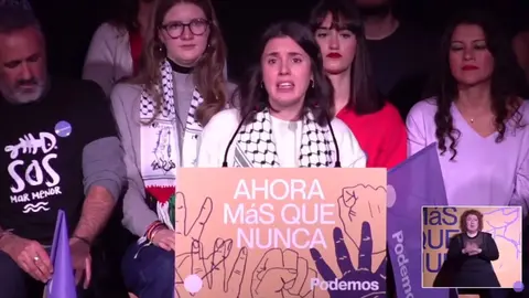 Irene Montero anuncia su candidatura