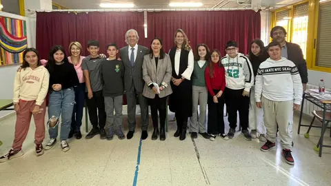 Primera charla del programa 'Educando en Justicia'.