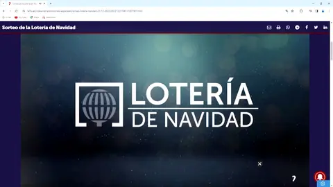 Sorteo de la Loter&iacute;a de Navidad 2023, en La 7 (foto: La 7)