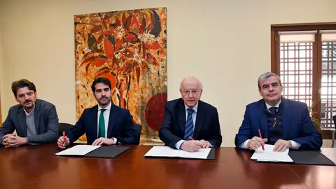 Firma del acuerdo de patrocinio del museo Ram&oacute;n Gaya