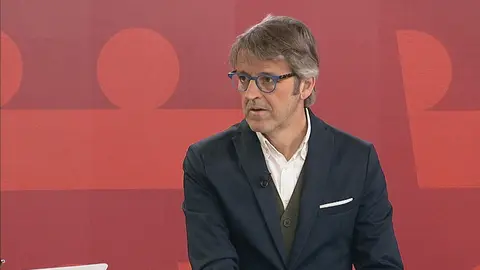 Entrevista de Luis Alberto Mar&iacute;n, consejero de Econom&iacute;a, Hacienda y Empresa de la Regi&oacute;n de Murcia, en La 7 Noticias (foto: La 7)
