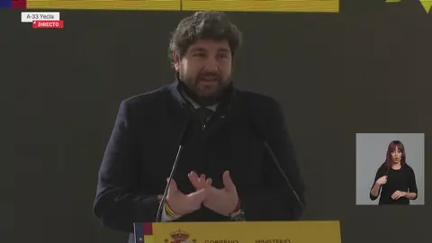 Fernando L&oacute;pez Miras., presidente de la Regi&oacute;n de Murcia (foto: La 7)
