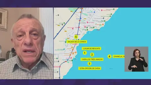 Aurelio Luna, medico legal y forense, durante una entrevista en La 7 Noticias hablando sobre el caso de Ivo Petrov, el joven desaparecido en el Mar Menor (foto: La 7)