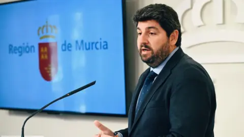 Foto de archivo del presidente de la Regi&oacute;n de Murcia, Fernando L&oacute;pez Miras