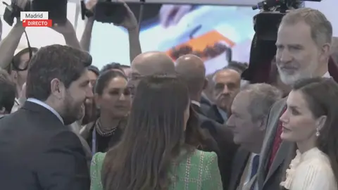 Los Reyes de Espa&ntilde;a visitan el stand de la Regi&oacute;n de Murcia (foto: La 7)
