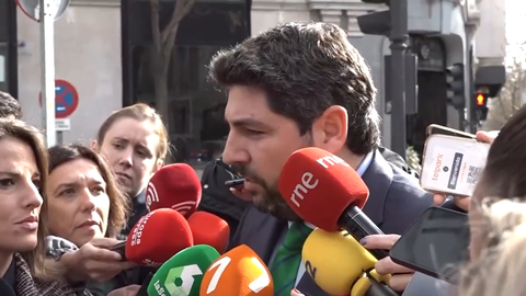 L&oacute;pez Miras, este lunes en Madrid
