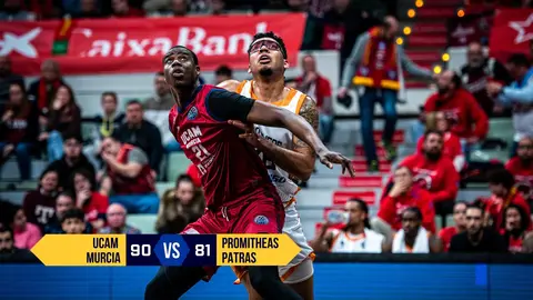 C&oacute;moda victoria del UCAM Murcia ante el Promitheas Patras