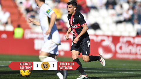 Importante empate del F&uacute;tbol Club Cartagena en Albacete