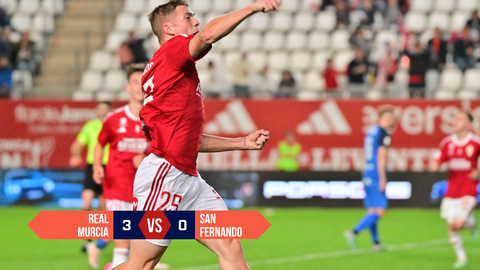 Importante victoria del Real Murcia