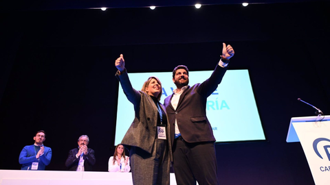 Noelia Arroyo, junto a Fernando L&oacute;pez Miras