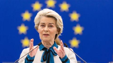 La presidenta de la Comisi&oacute;n Europea, &Uacute;rsula Von der Leyen