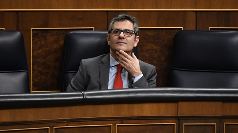 El ministro de Justicia y Presidencia, F&eacute;lix Bola&ntilde;os