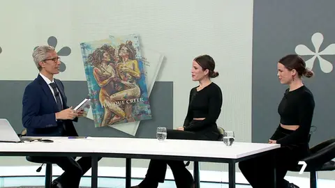 Entrevista de Luis Alc&aacute;zar a Paqui Pacheco y Esmeralda Pacheco, abanilleras, son las coautoras de "Hay que creer. Un resurgir del alma" (foto: La 7)