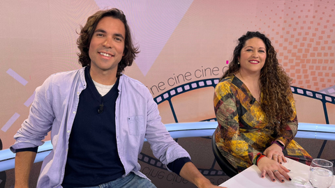 Carlos Mures, director del FICSEM, Mediterranean Fest, y Sonia Marcos, productora del festival.