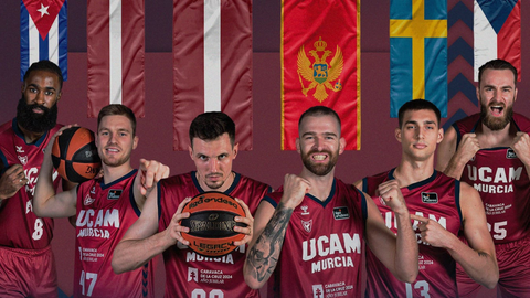 Los internacionales del UCAM Murcia