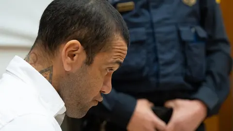Dani Alves, exjugador del FC Barcelona, ante el juez (foto: EP)
