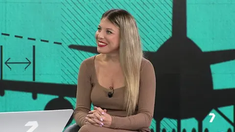 Ana Garc&iacute;a Zamora, periodista de La 7 Noticias (foto: La 7)