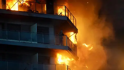 Incendio en Valencia