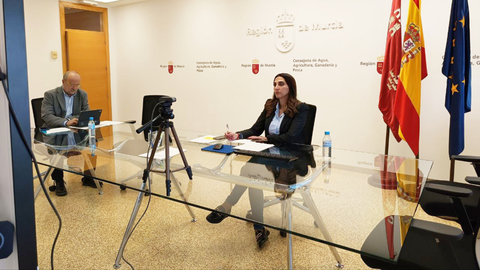 Imagen de archivo de la participaci&oacute;n de la consejera Sara Rubira en el Consejo Consultivo de Agricultura del pasado lunes.