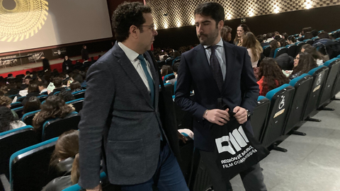 Imagen del acto de adhesi&oacute;n del Ayuntamiento de Murcia a la Film Commission Regi&oacute;n de Murcia