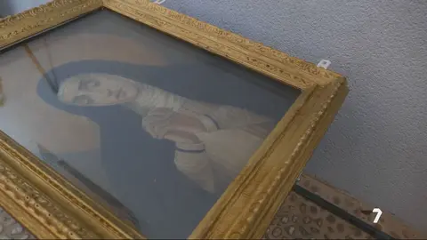 Cuadro de la Virgen de la Soledad (foto: La 7)