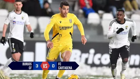 Derrota del Cartagena en Burgos