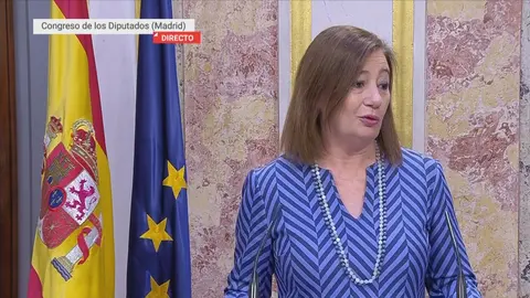 Francina Armengol, presidenta del Congreso de los Diputados (foto: La 7)