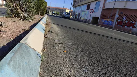 Lugar del accidente (foto: La 7)