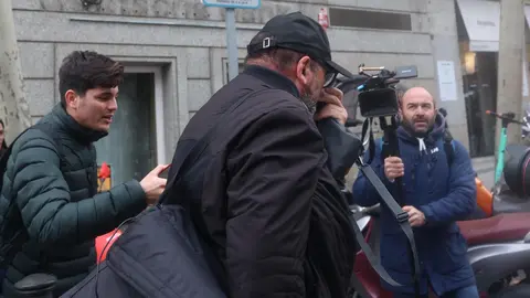 El exasesor del exministro Jos&eacute; Luis &Aacute;balos, Koldo Garc&iacute;a, a su salida de la Audiencia Nacional,  el pasado 22 de febrero de 2024 (foto: EP)