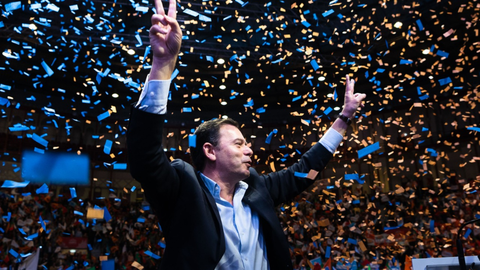Luis Montenegro, l&iacute;der del partido conservador Alianza Democr&aacute;tica