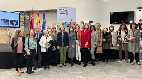 La consejera de Pol&iacute;tica Social, Familias e Igualdad, Conchita Ruiz, durante la presentaci&oacute;n del proyecto 'Murcia, regi&oacute;n de mujeres'