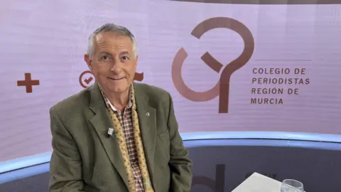 Miguel Massotti, en el plat&oacute; de La7Noticias