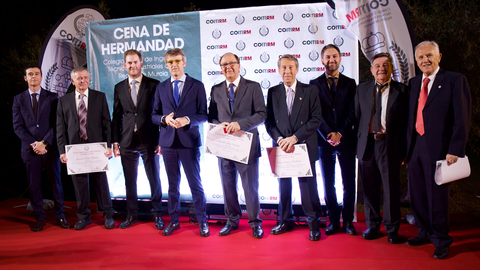 El Colegio de Ingenieros T&eacute;cnicos Industriales (COITIRM) re&uacute;ne a 600 colegiados para entregar las insignias de oro y plata a los 50 y 25 a&ntilde;os de servicio profesional