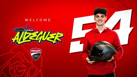 Ferm&iacute;n Aldeguer ficha por Ducati (foto: Ducati)