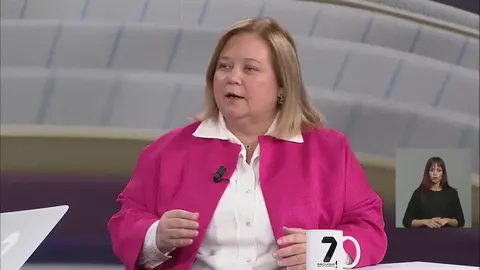 Ana Correa, presidenta de COEC (foto: La 7)