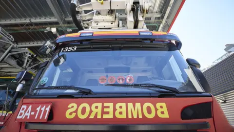 Cami&oacute;n de bomberos