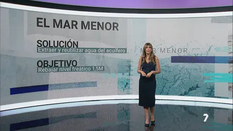 Informe del Mar Menor que incide en la necesidad de rebajar el nivel del acu&iacute;fero para reducir la entrada de nutrientes (foto: La 7)