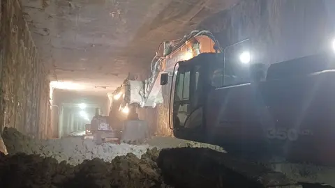 Adif culmina la excavaci&oacute;n del nuevo tramo subterr&aacute;neo en la zona de Barriomar, en Murcia (foto: Adif)