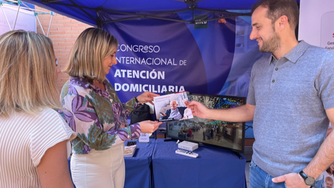 La consejera de Pol&iacute;tica Social, Familias e Igualdad, Conchita Ruiz, durante su asistencial al III Congreso internacional de Atenci&oacute;n Domiciliaria