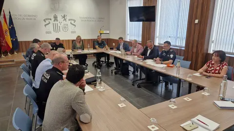 La delegada del Gobierno en la Regi&oacute;n, Mariola Guevara, preside la Junta Provincial de Seguridad (foto: Delegaci&oacute;n del Gobierno)